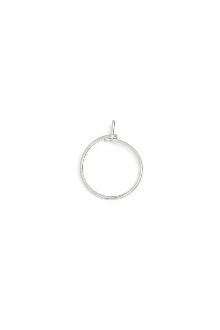 Creoles set Hoop model 1 Silver Color Stainless Steel 